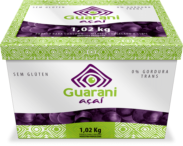 Cx de 1,02Kg Guarani Açaí Banana - Guarani Açai
