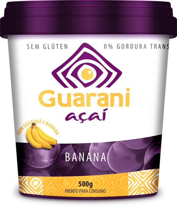 Pt de 500g Guarani Açaí Banana - Guarani Açai